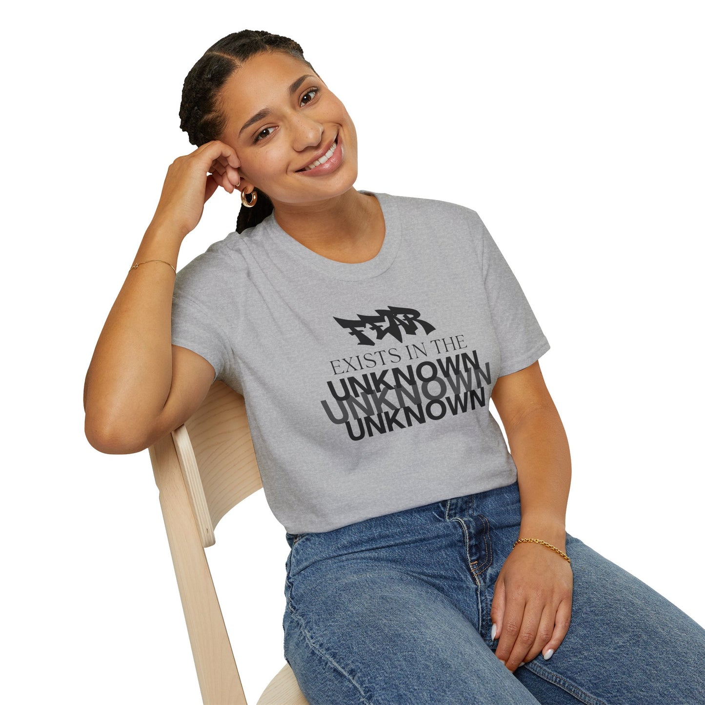 Exist in the Known T-Shirt — Motivational Minimalist Graphic Tee
