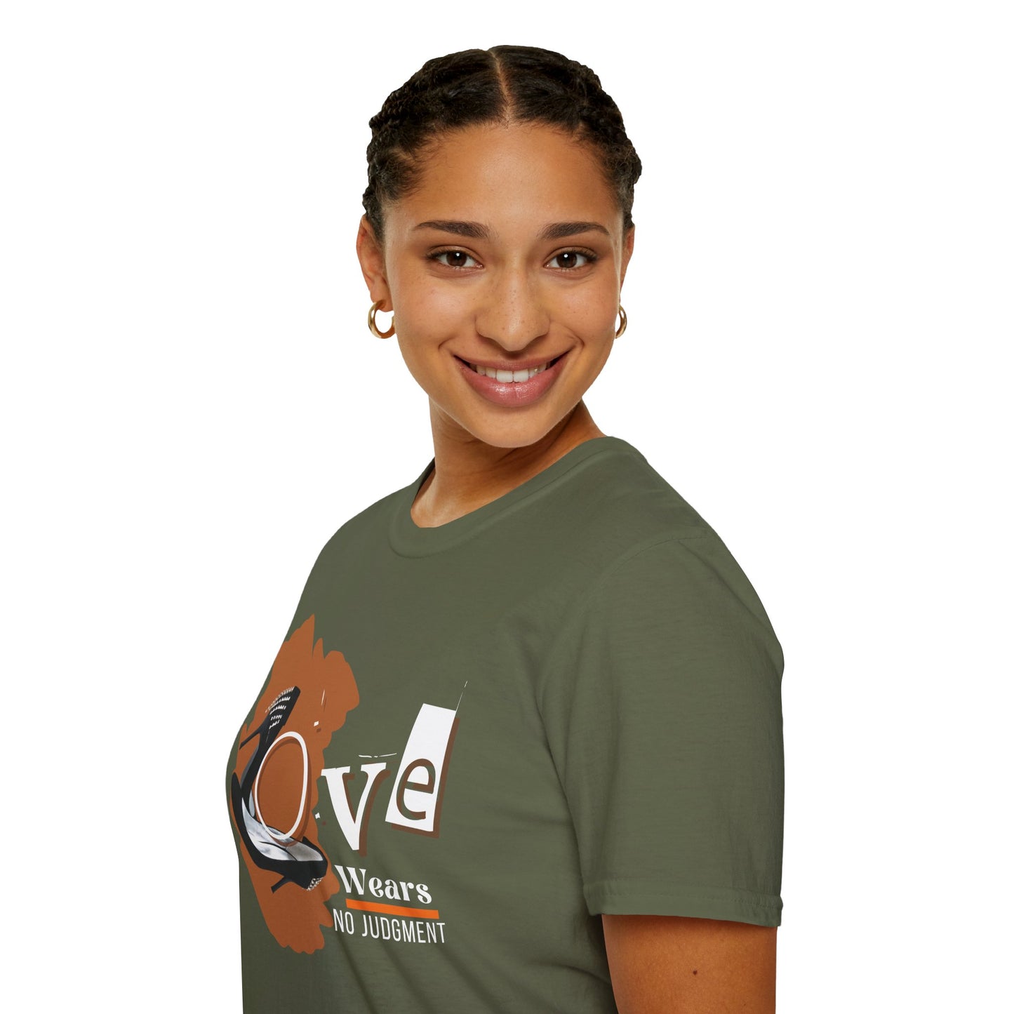 Love Wears No Judgment – Radiant Grace Tee (For Her)