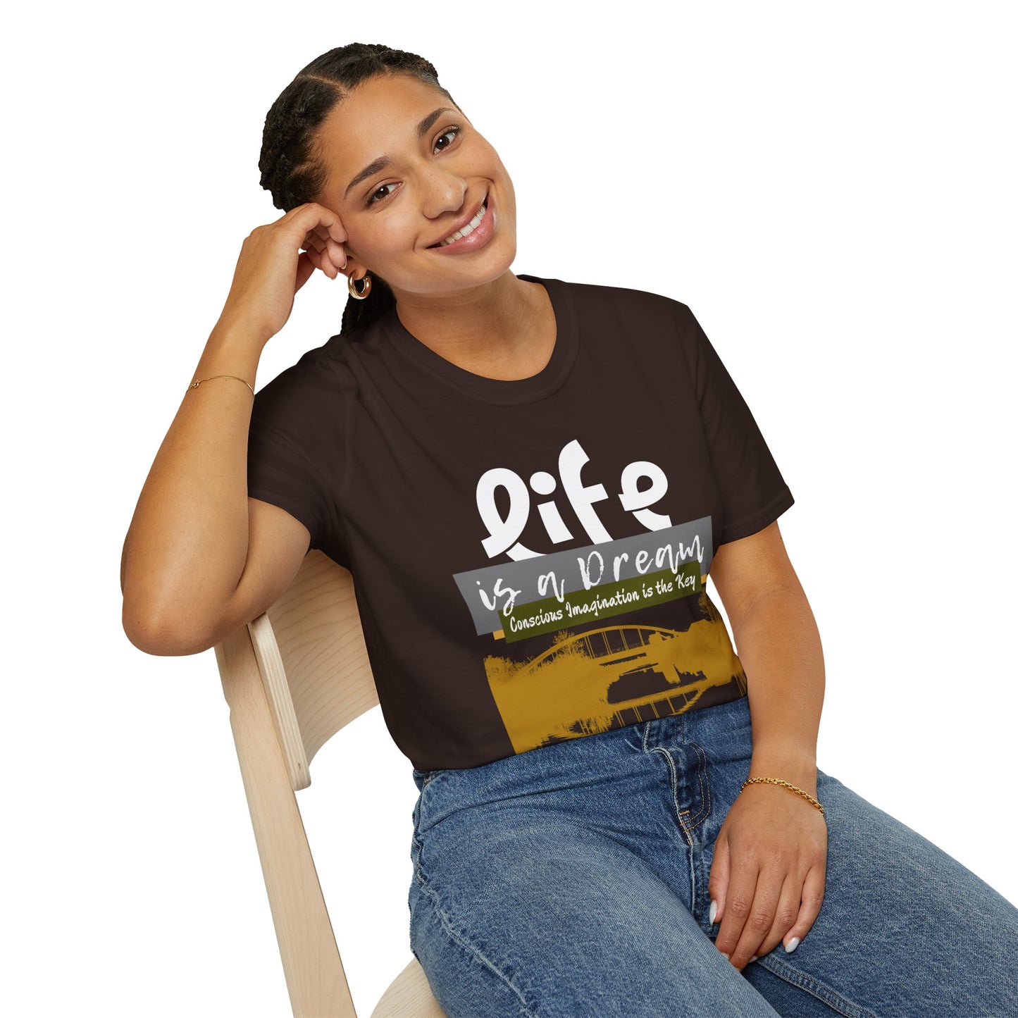 Life Is a Dream, Conscious Imagination Is Key – Intention-Led Tee (Unisex)