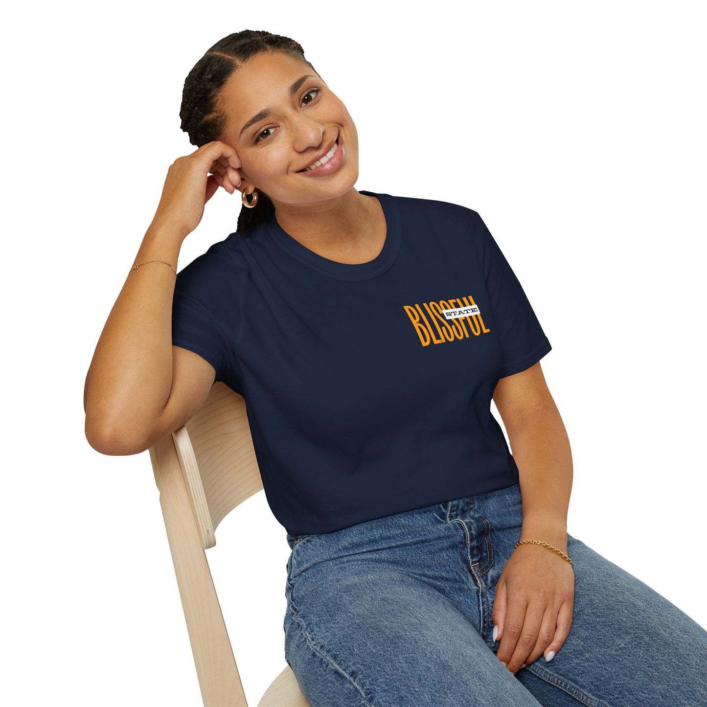 Blissful State - Unisex Style Minimalist Pocket Tee