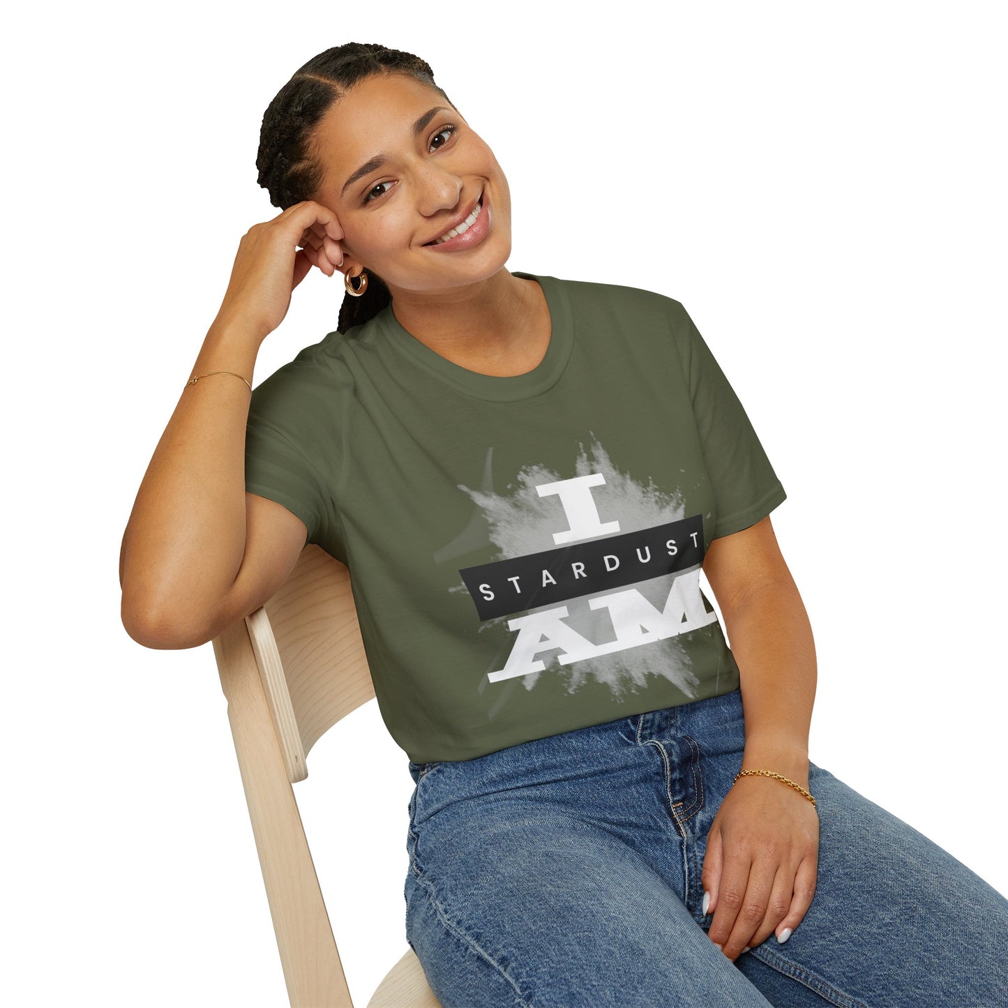 I AM Stardust T-Shirt (P) — Inspirational Cosmic Graphic Tee