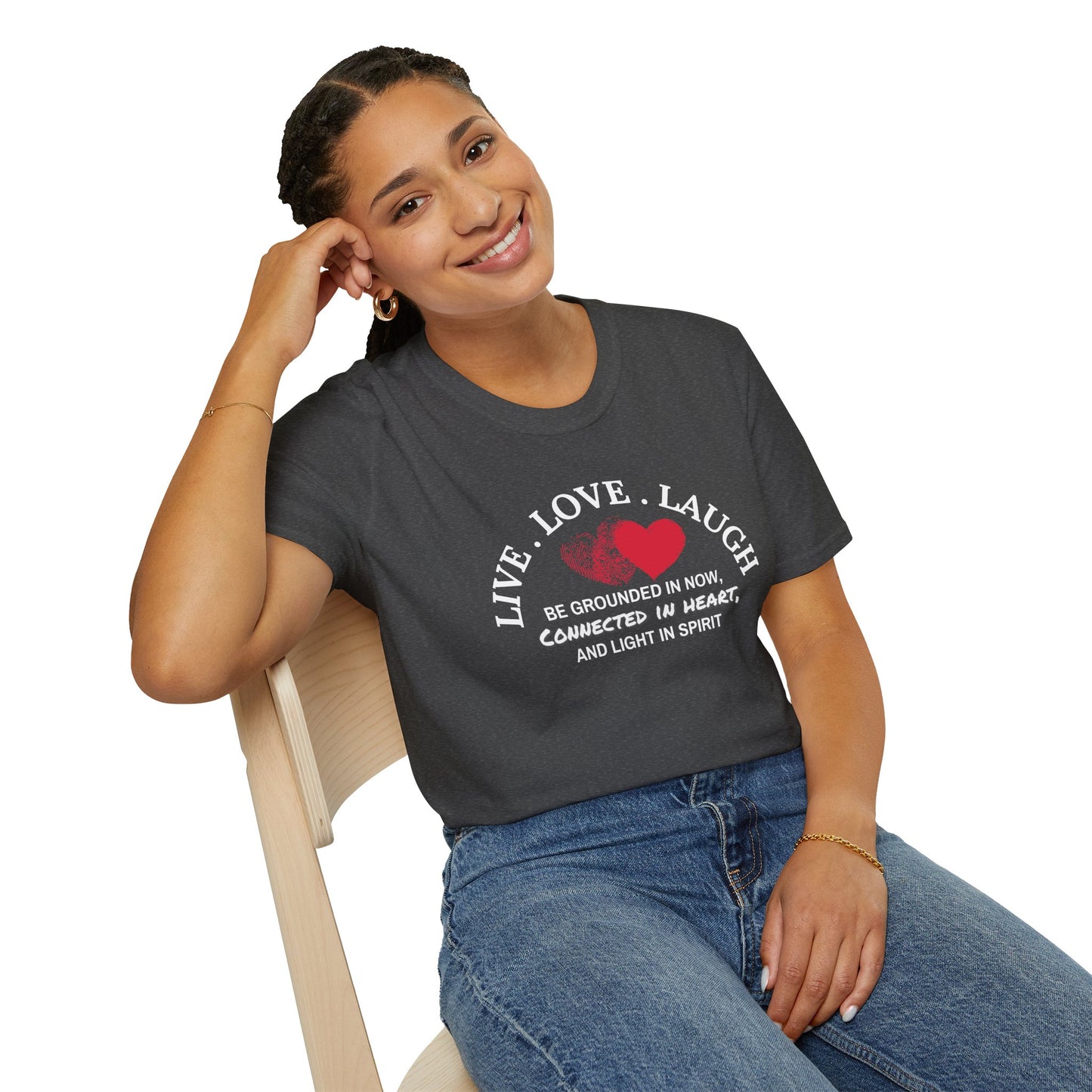 Live Love Laugh Heart Unisex T-Shirt