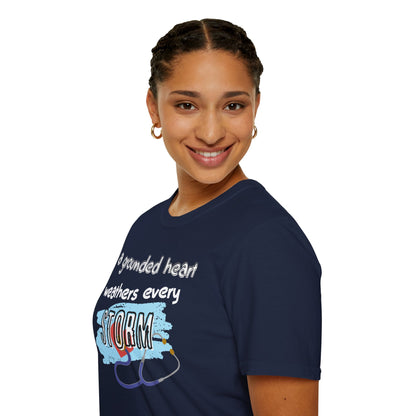 A Grounded Heart Weathers Every Storm – Resilience Tee (Unisex)