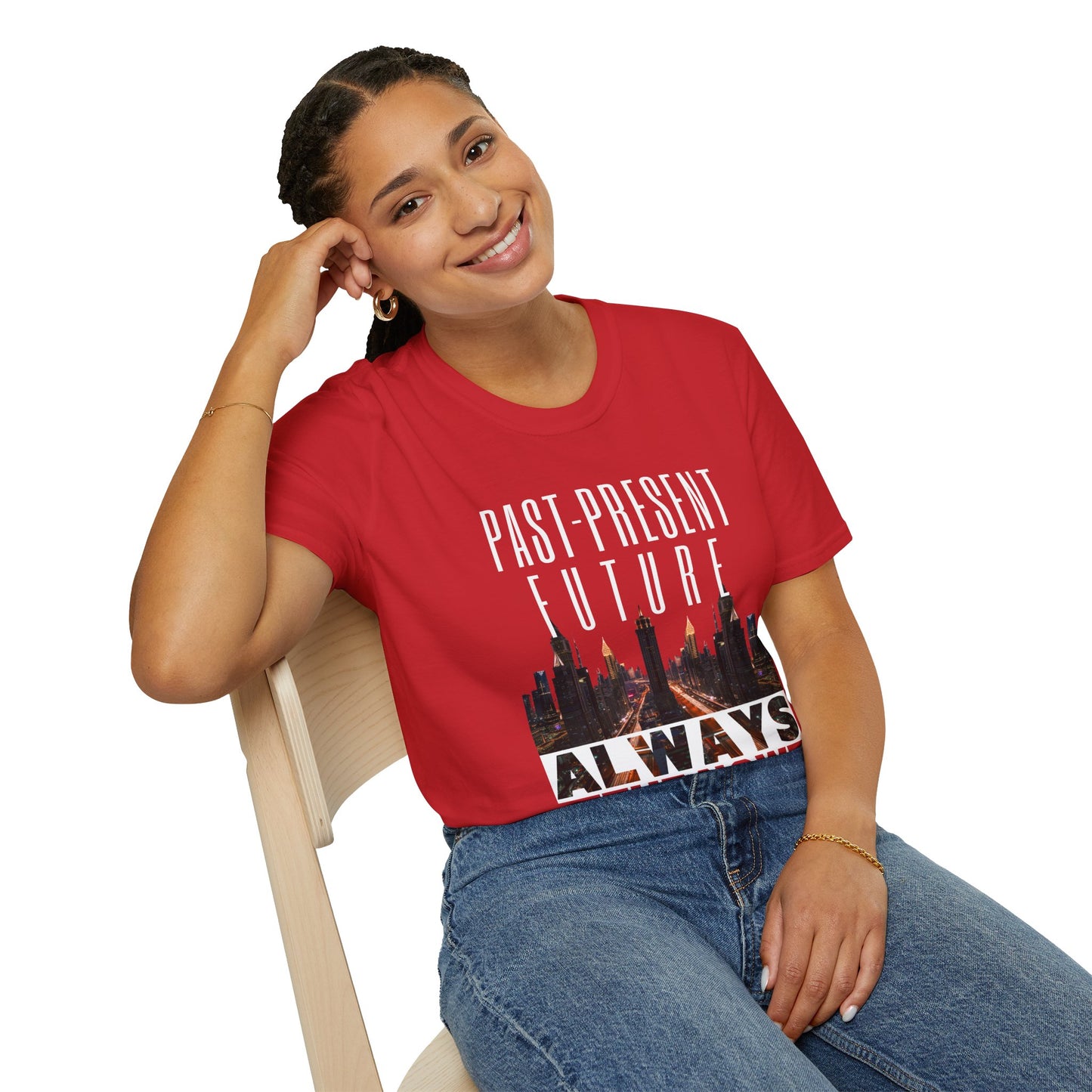 Past-Present-Future, Always The Now - Mindful Living Tee