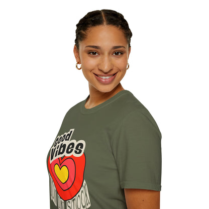 Good Vibes Now in Stock – Feel-Good Heart Tee (Unisex)