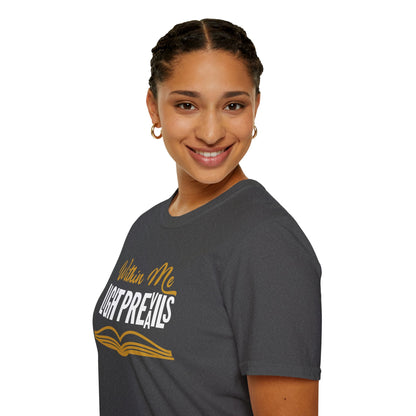 Within Me, Light Prevails - Radiant Inspiration Book Tee