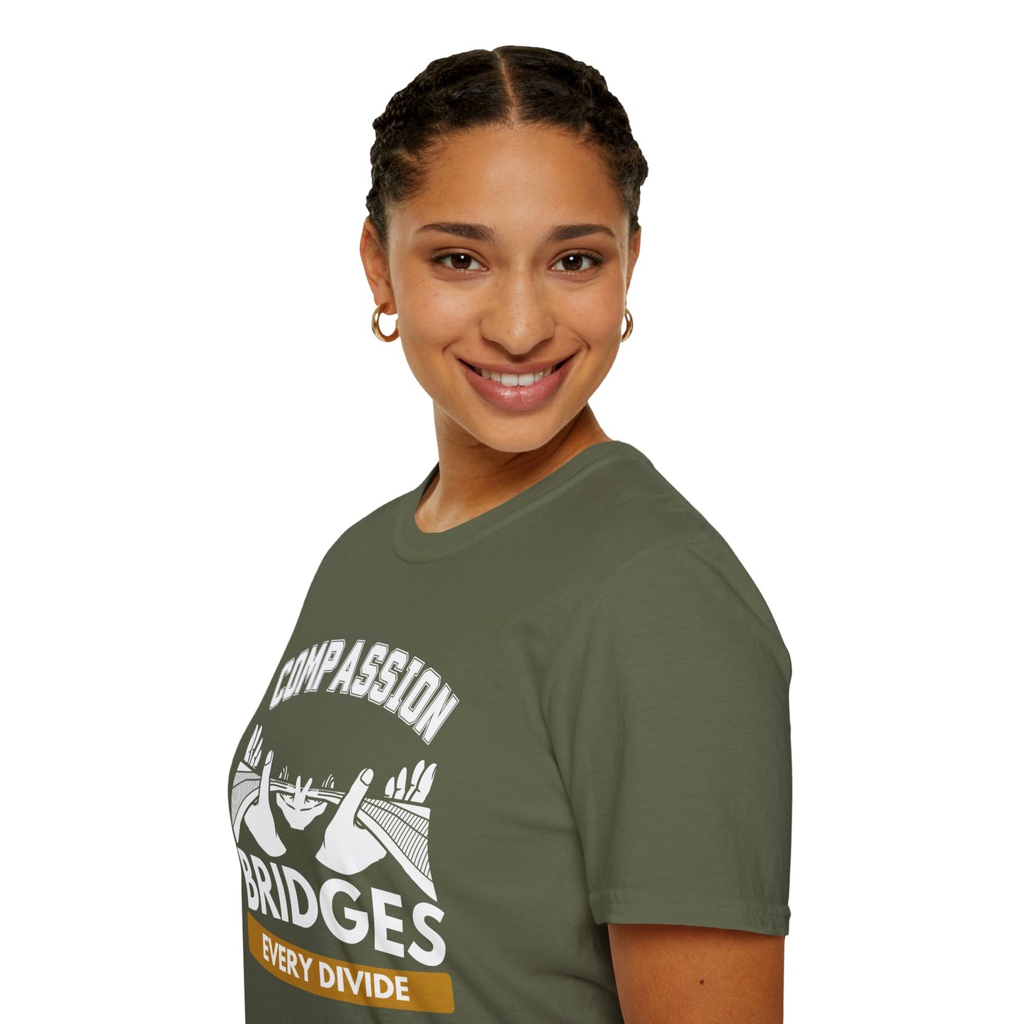 Compassion Bridges Every Divide (H) - Unity Graphic Tee