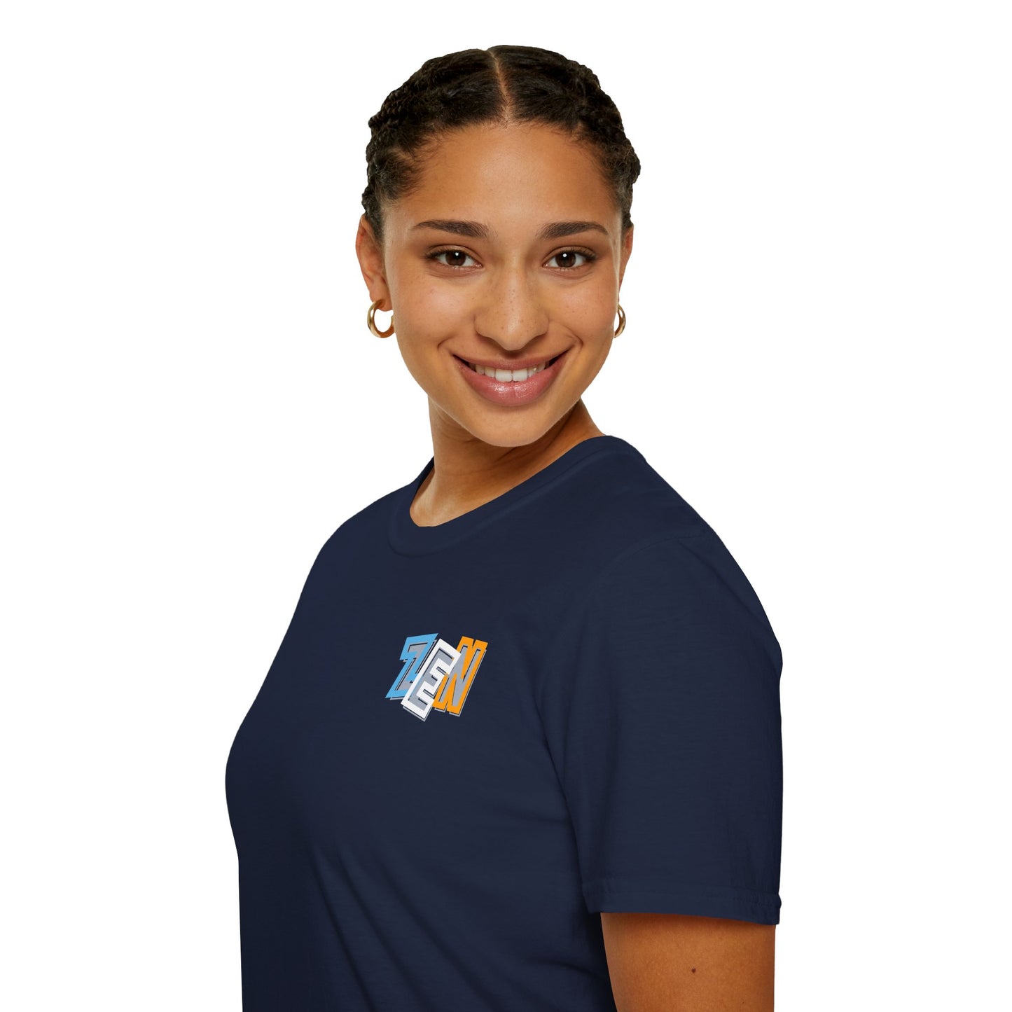 ZEN - Pocket Logo Typography Serenity in Style Tee