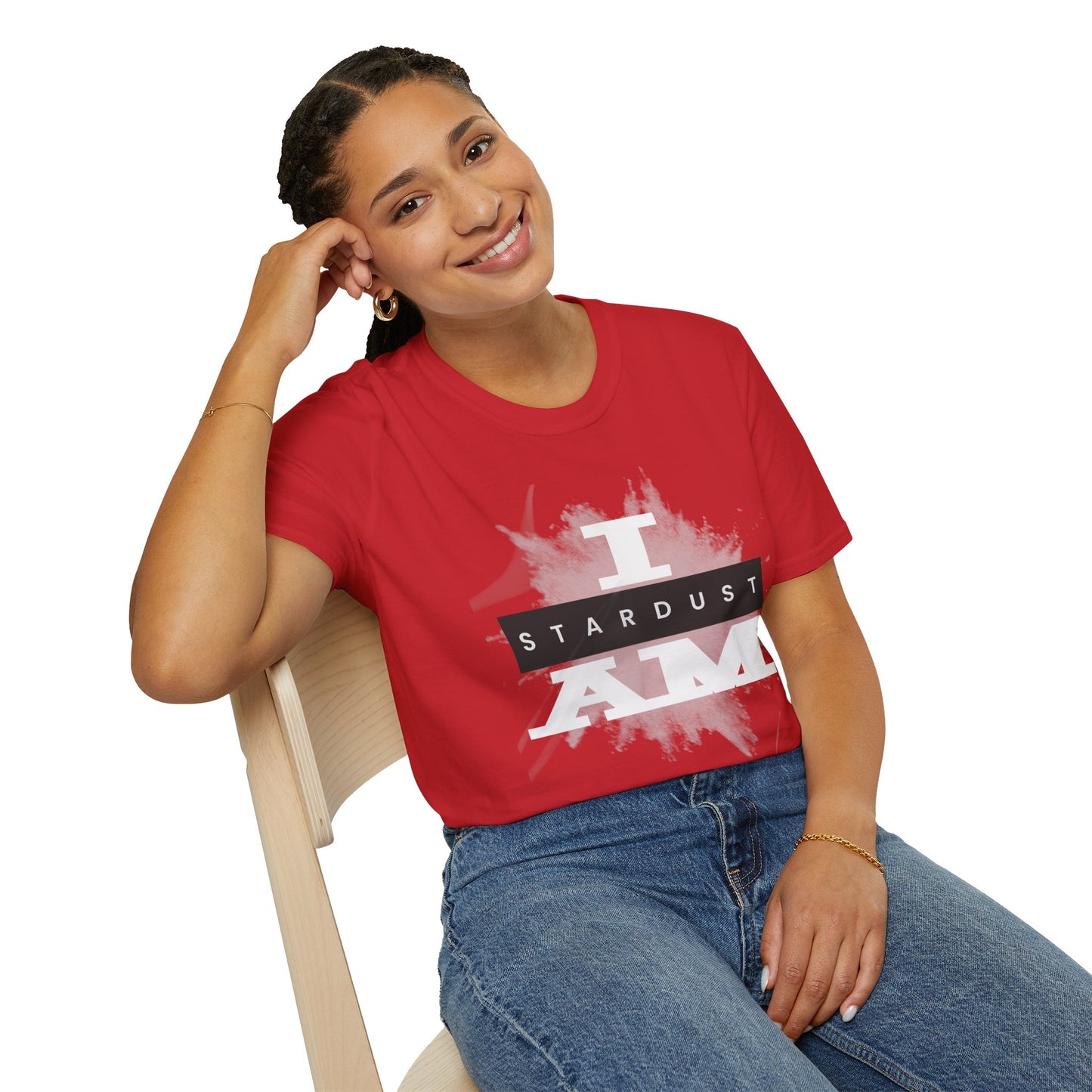 I AM Stardust T-Shirt (P) — Inspirational Cosmic Graphic Tee