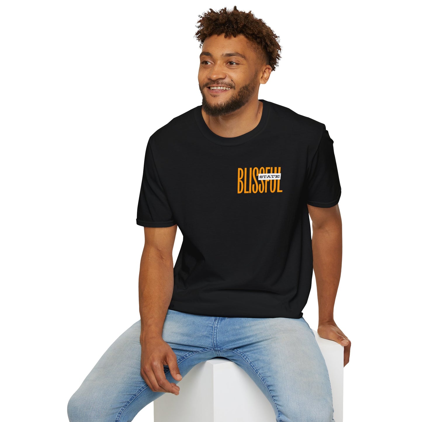 Blissful State - Unisex Style Minimalist Pocket Tee